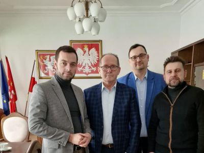 Spotkanie z Burmistrzem Mariuszem Szewczykiem