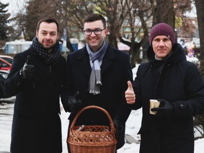 "Kawa z Romowiczem" na Rynku